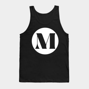 M (Letter Initial Monogram) Tank Top